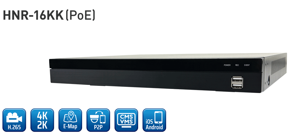 HNR-16KK PoE 1
